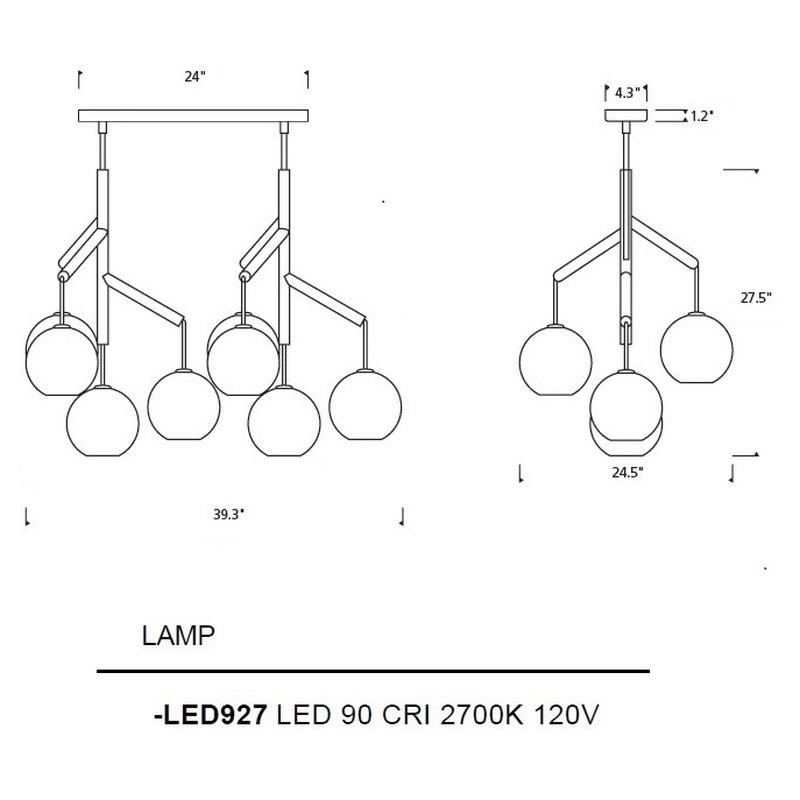 Sedona Double Chandelier