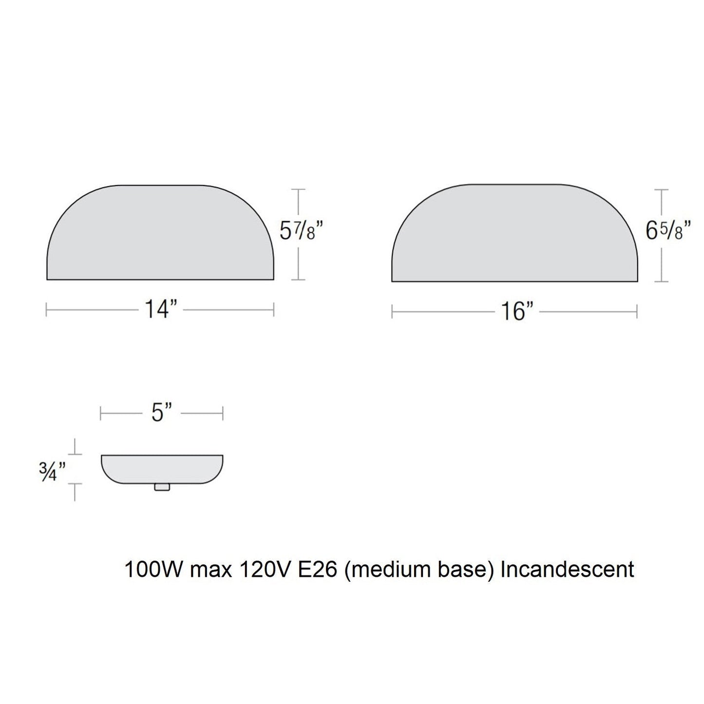 Dome Outdoor Pendant Light