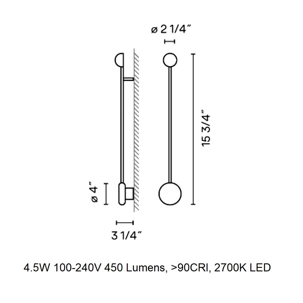 Pin Wall Sconce