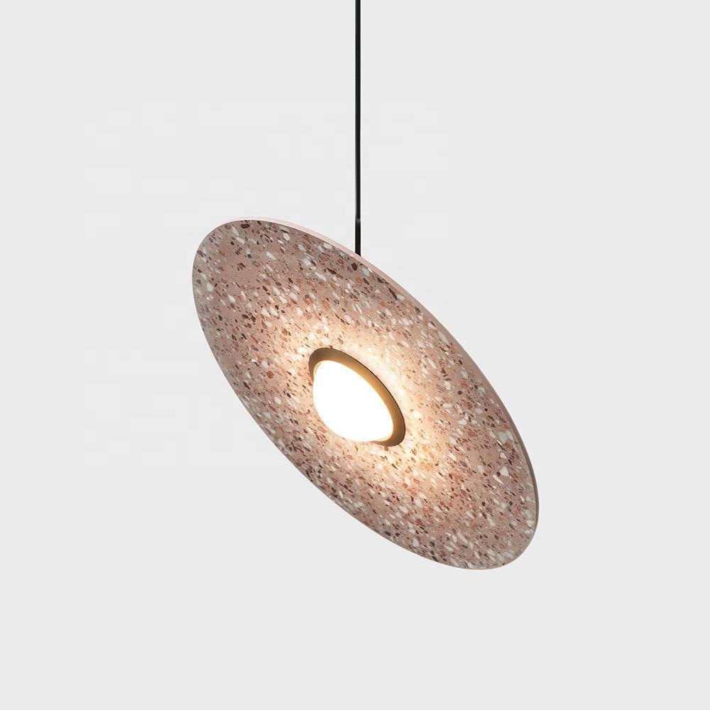 Almeta Disk Sculptural Pendant Light
