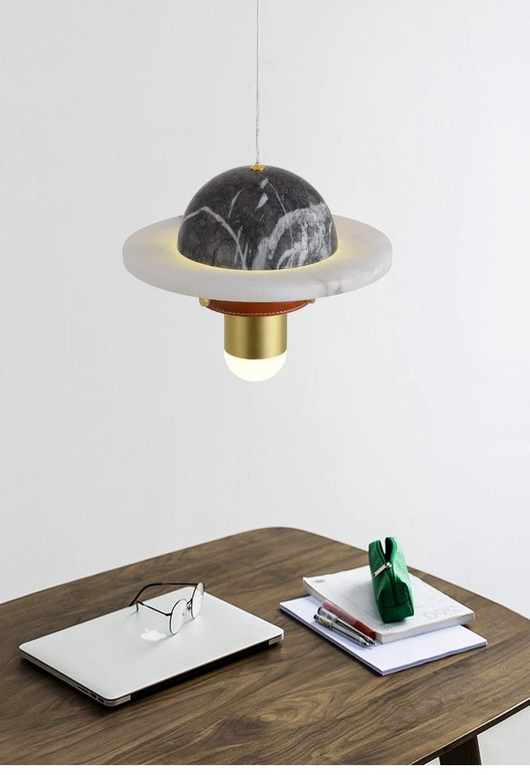 Jutta Marble Modern Pendant Light
