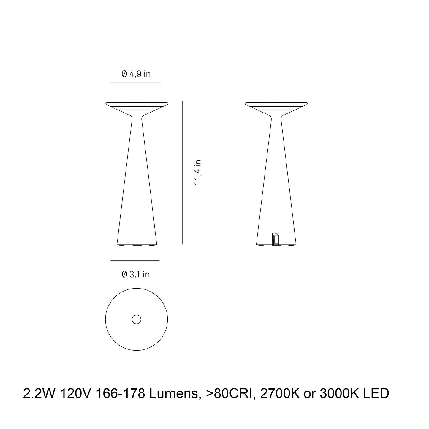 Dama Table Lamp