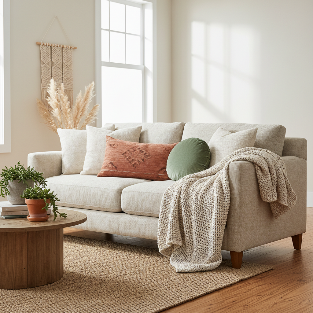 Throw Pillows & Blankets