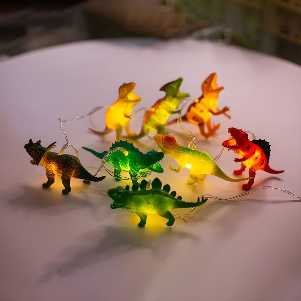 Children Style Animal String Lamp Plastic Bedroom LED Decorative Light