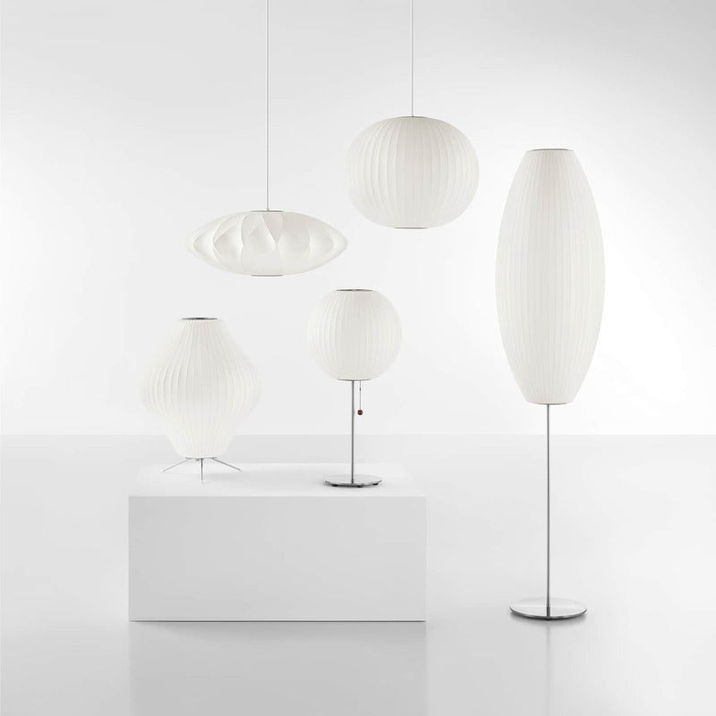 Nelson Cigar Lotus Floor Lamp