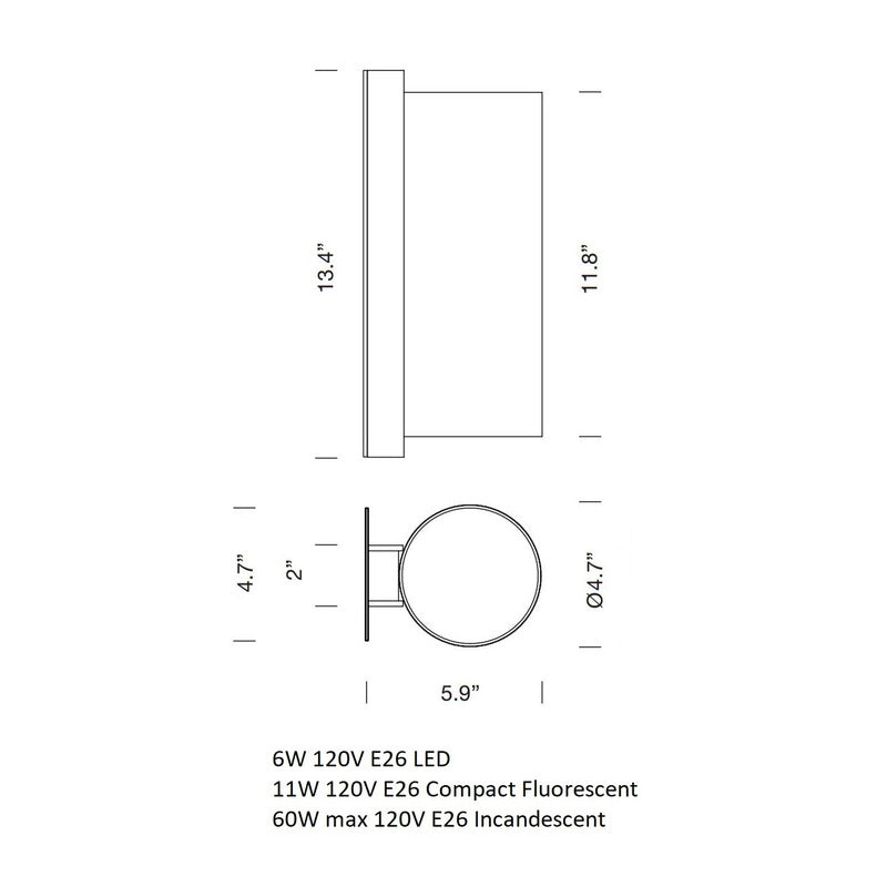 TMM Metalico Wall Light