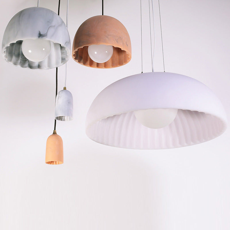 Doric Marble Pendant Light