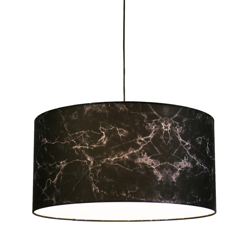 Marble Drum Pendant Light