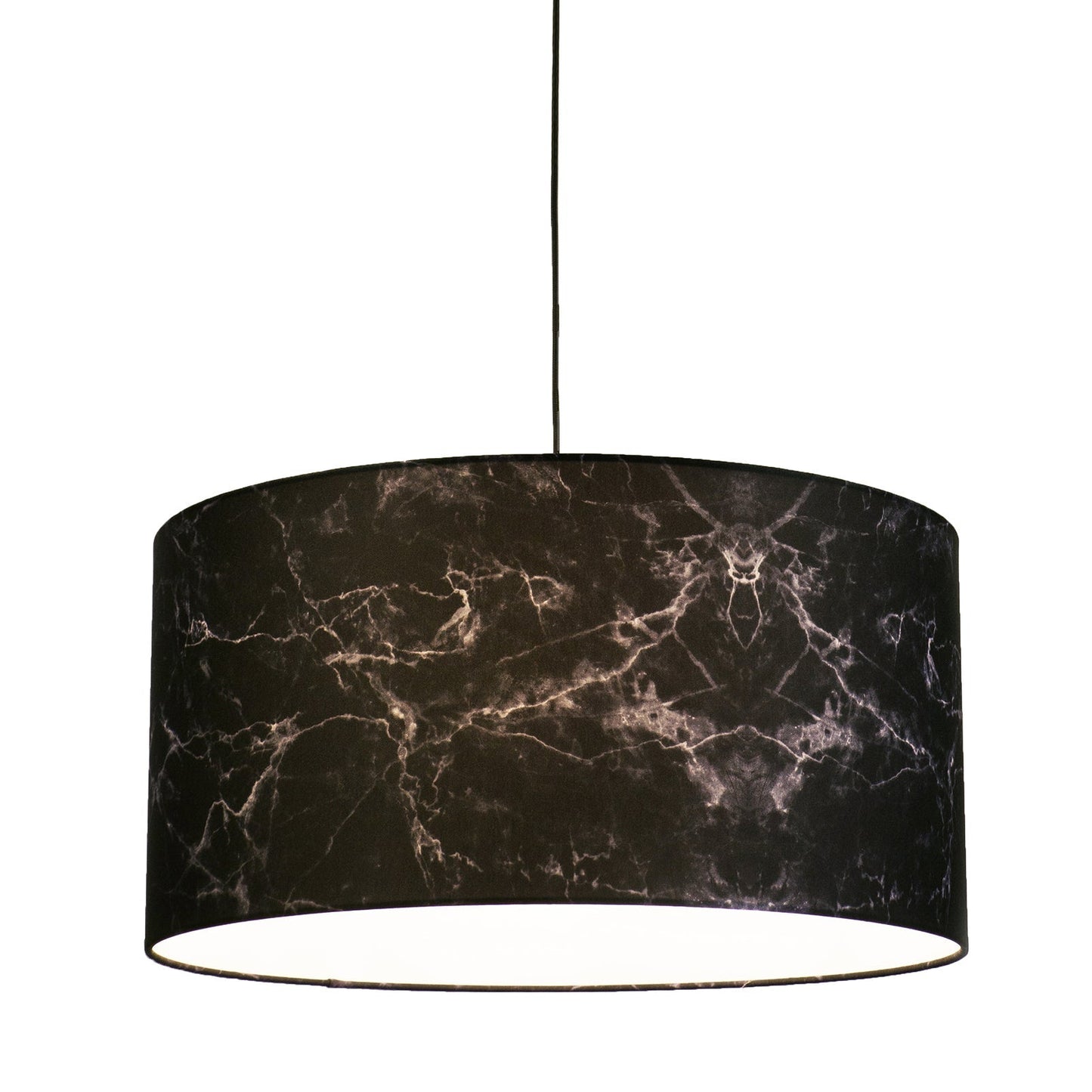 Marble Drum Pendant Light
