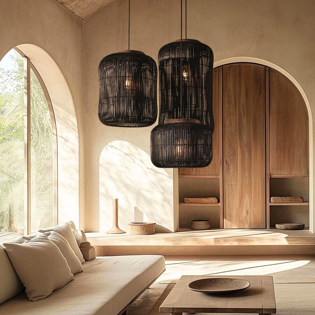 Barrel Hanging Lamp Charcoal