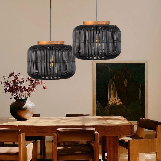 Barrel Hanging Lamp Charcoal