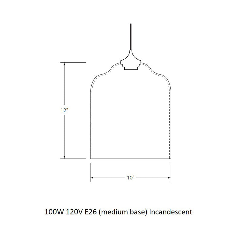 Bell Jar Pendant Light