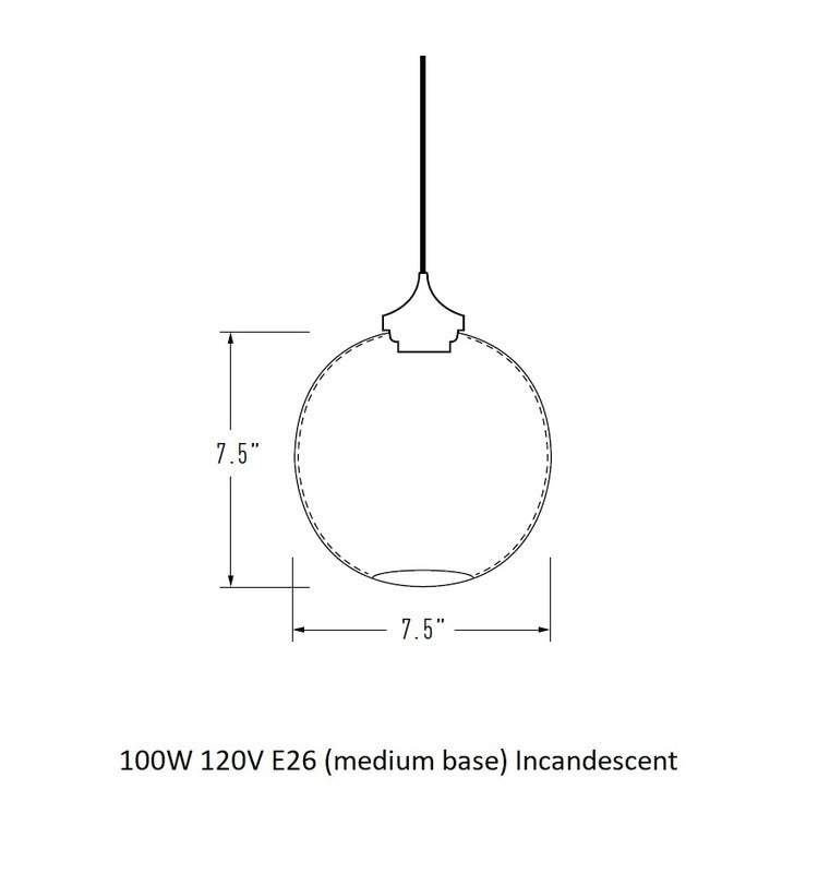 Solitaire Petite Pendant Light