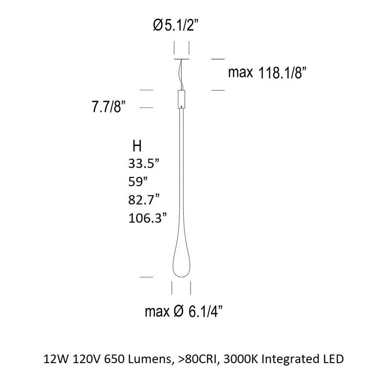 Glo LED Pendant Light