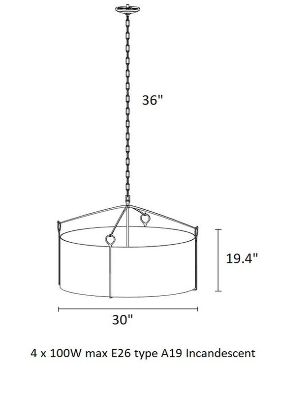 Bow Large Pendant Light