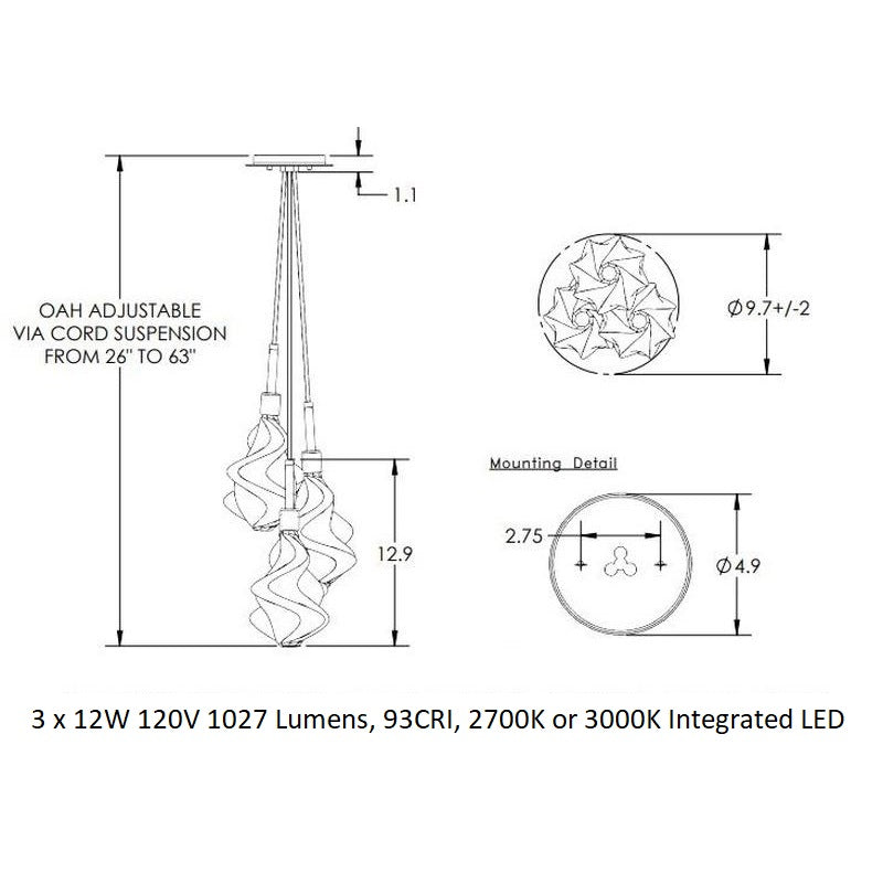 Blossom Cluster Pendant Light