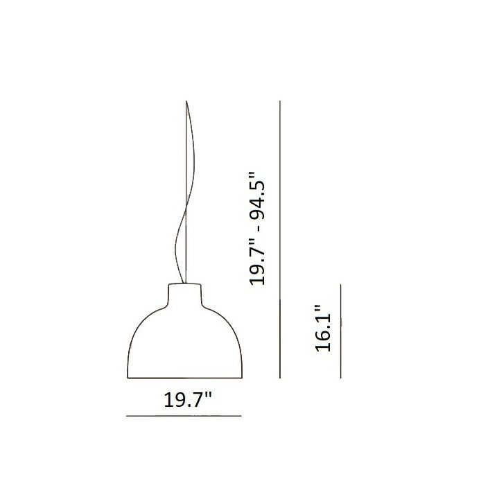 Bellissima Matte Pendant Light