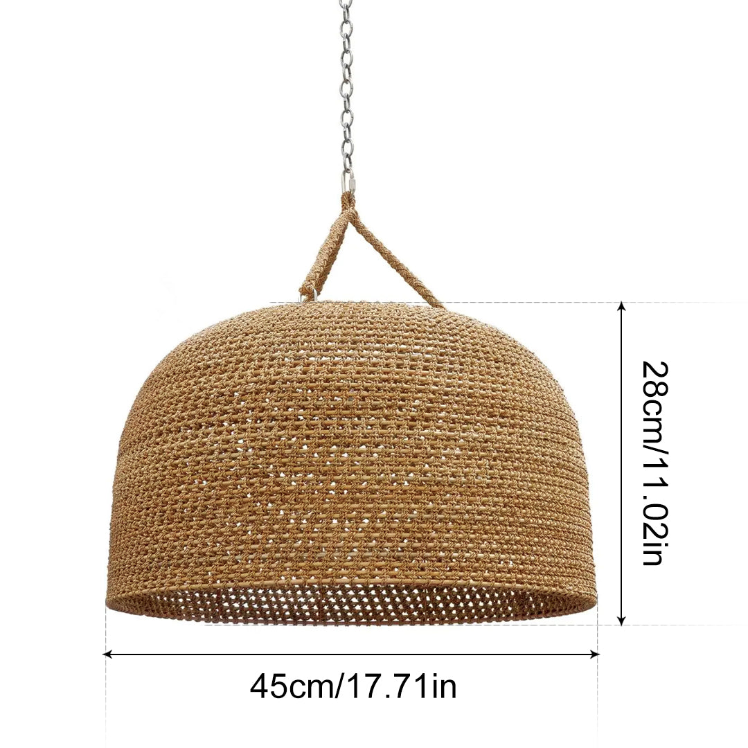 Japanese Wabi-sabi Restaurant Rope Pendant Light