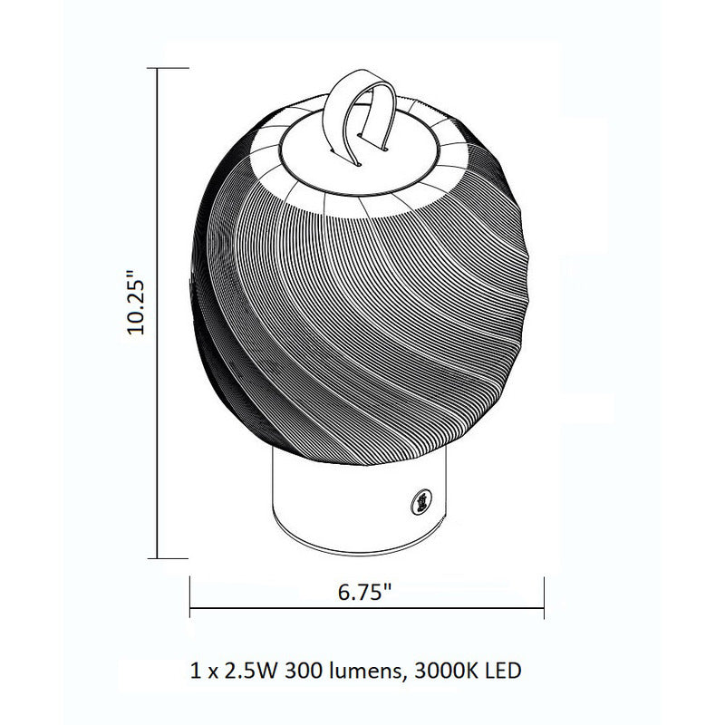 Ice Cream Rechargeable Table Lamp