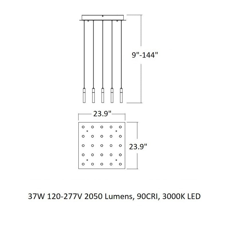 Seraph Square Pendant Light