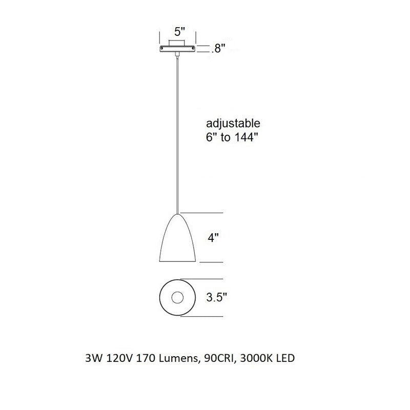 Bullet Pendant Light