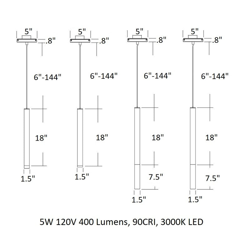 Novo Tall Pendant Light