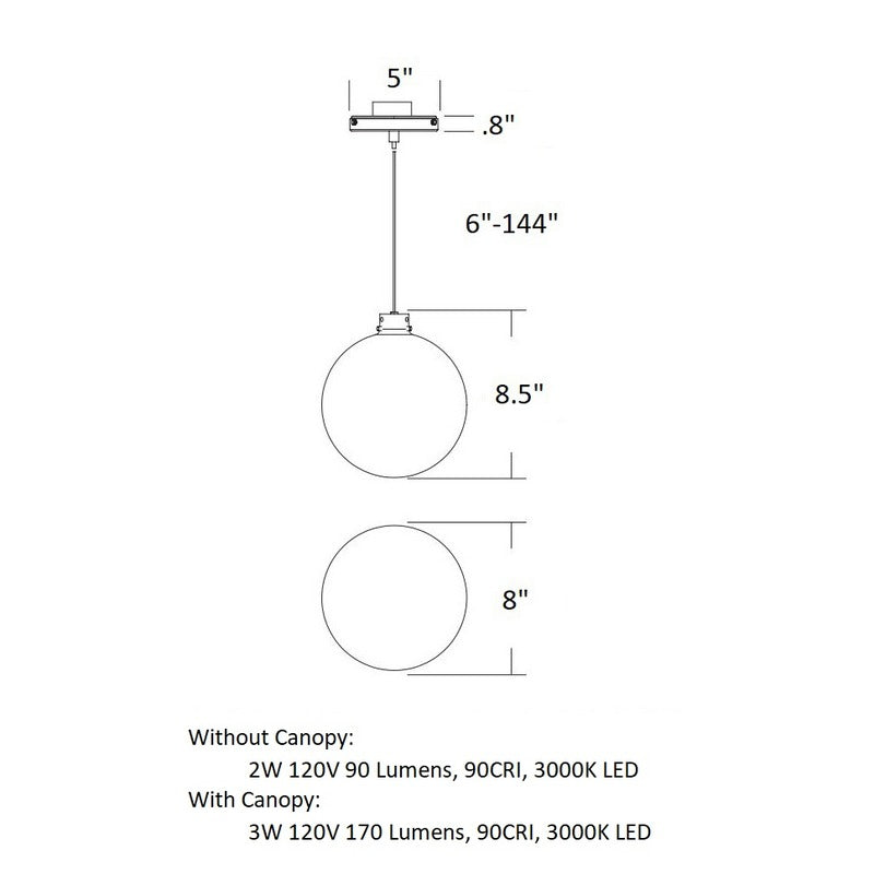 Sphere Pendant Light