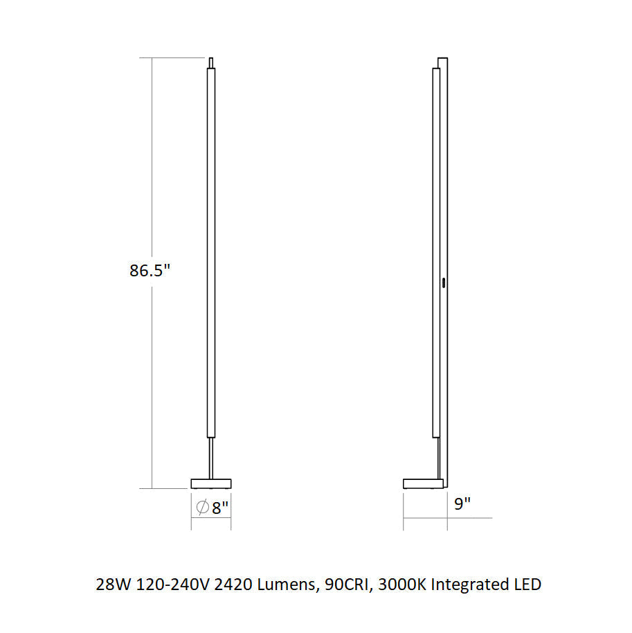 Keel LED Floor Lamp