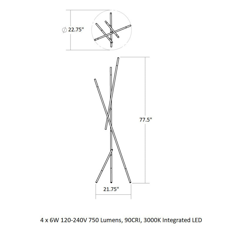 Qux LED Floor Lamp