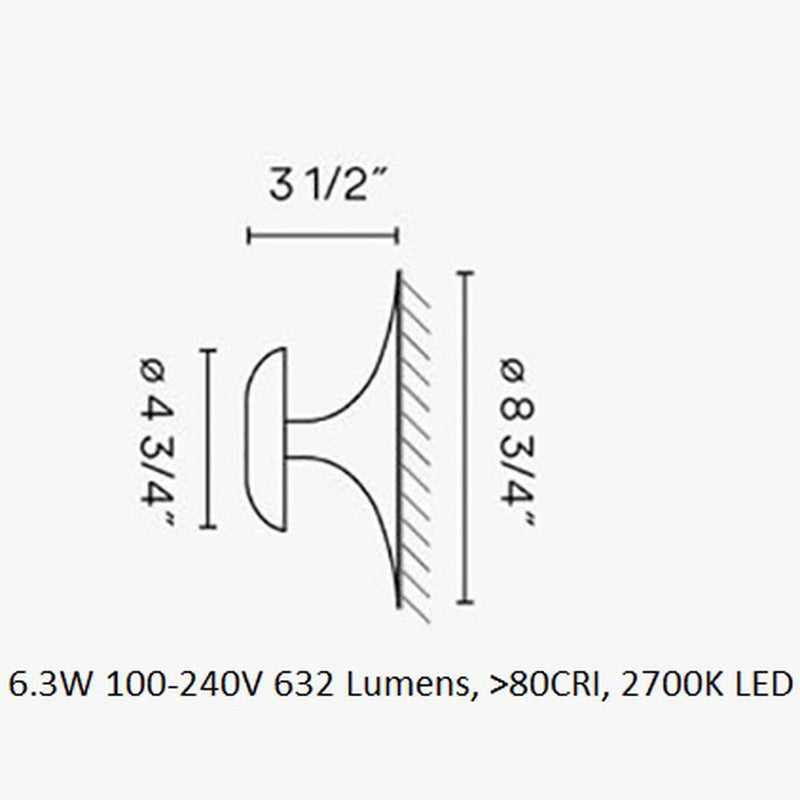 Funnel Wall Light