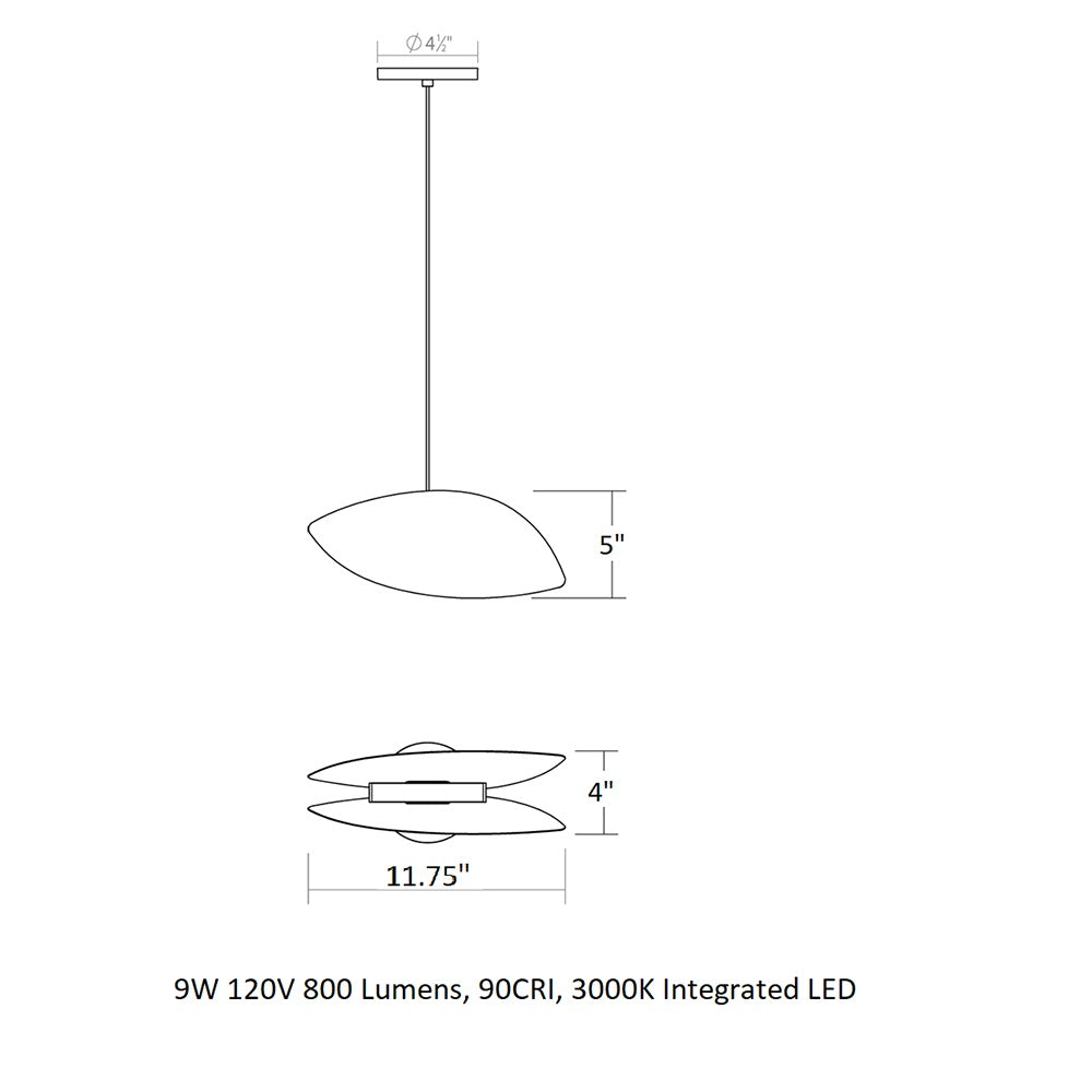 Papillons LED Pendant Light