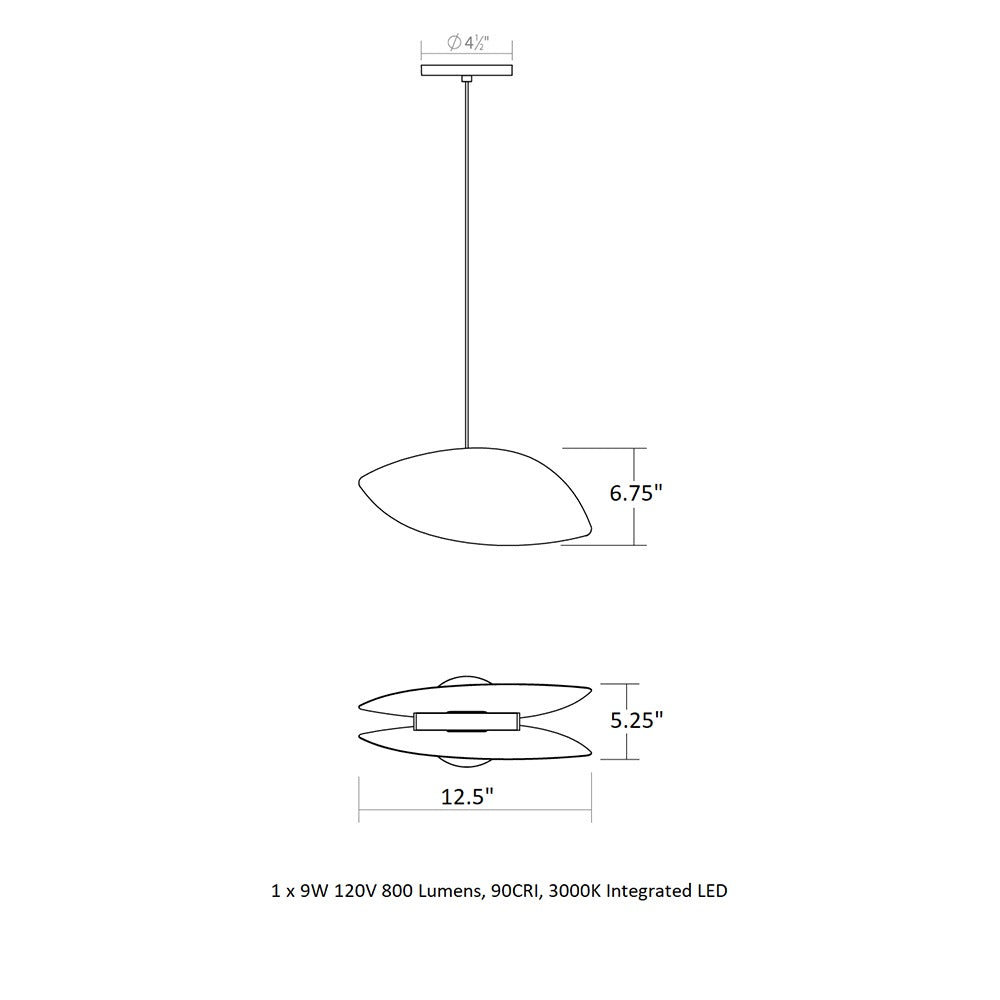 Papillons LED Pendant Light