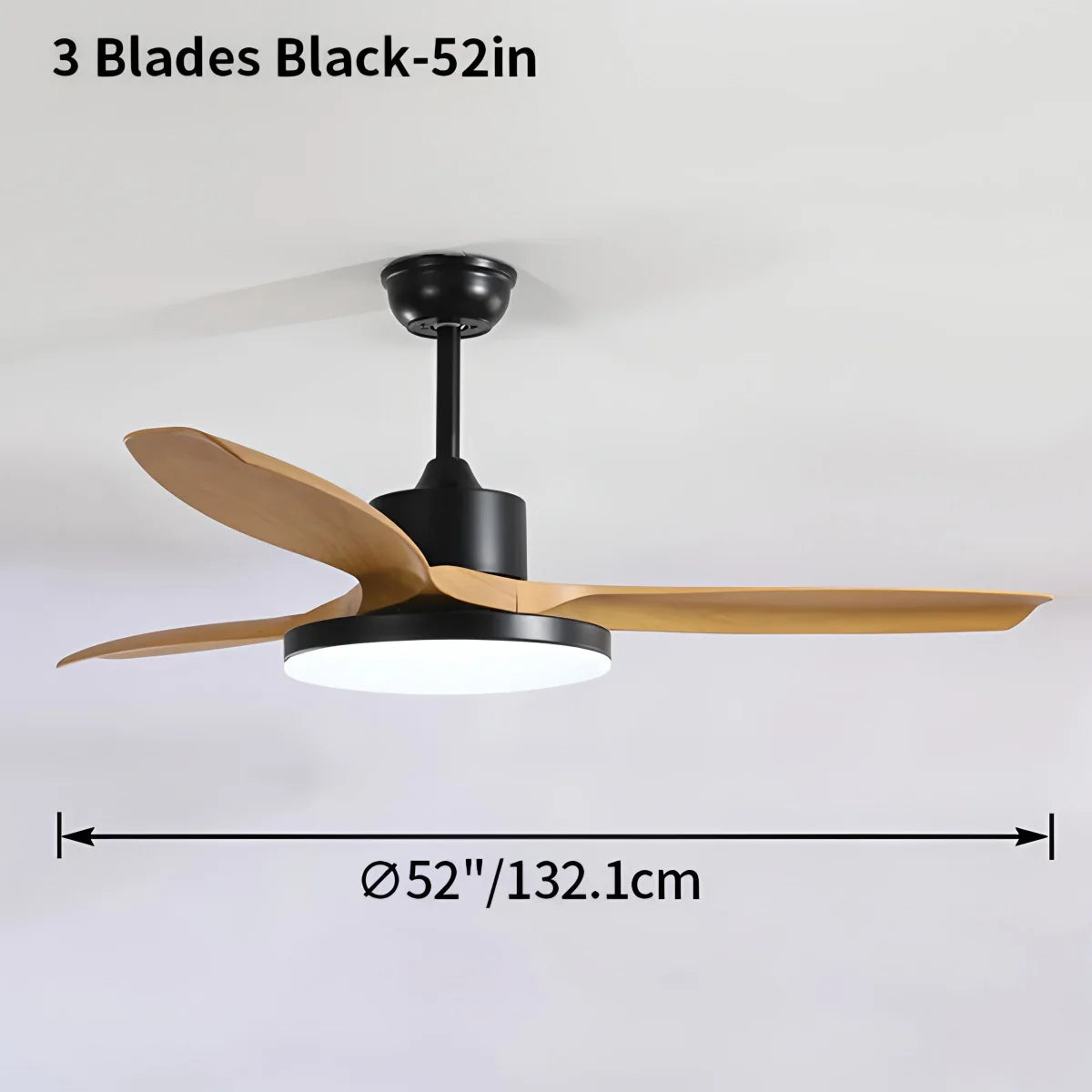 Scandi Reversible Ceiling Fan with Light
