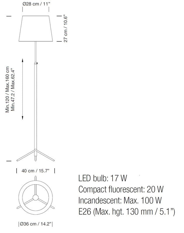 Pie De Salon Floor Lamp