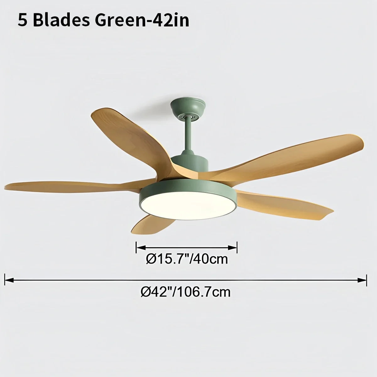 Scandi Reversible Ceiling Fan with Light