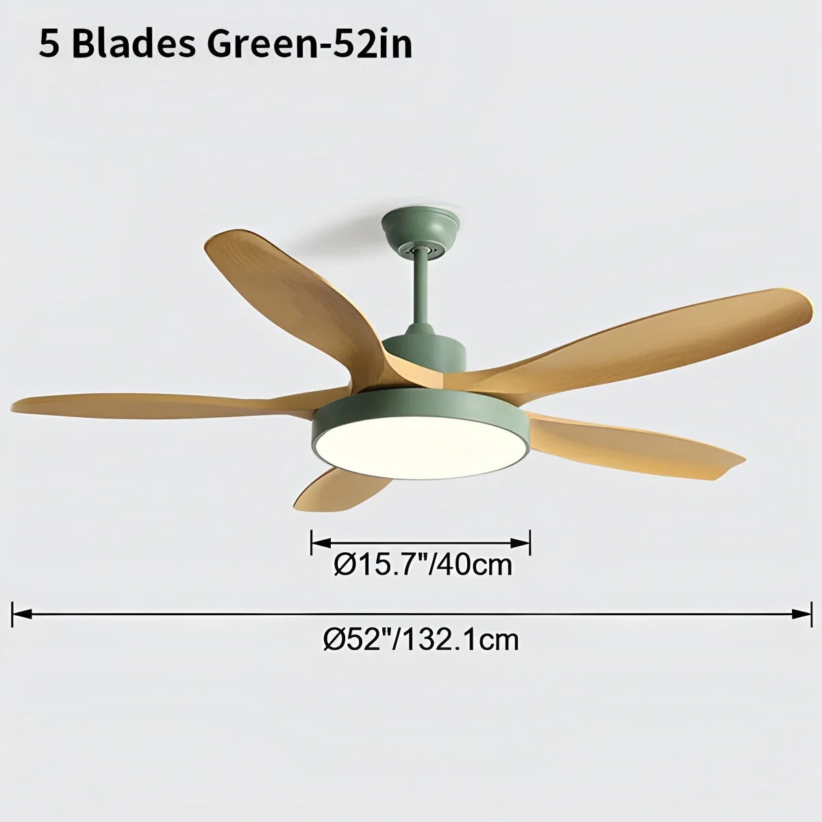 Scandi Reversible Ceiling Fan with Light