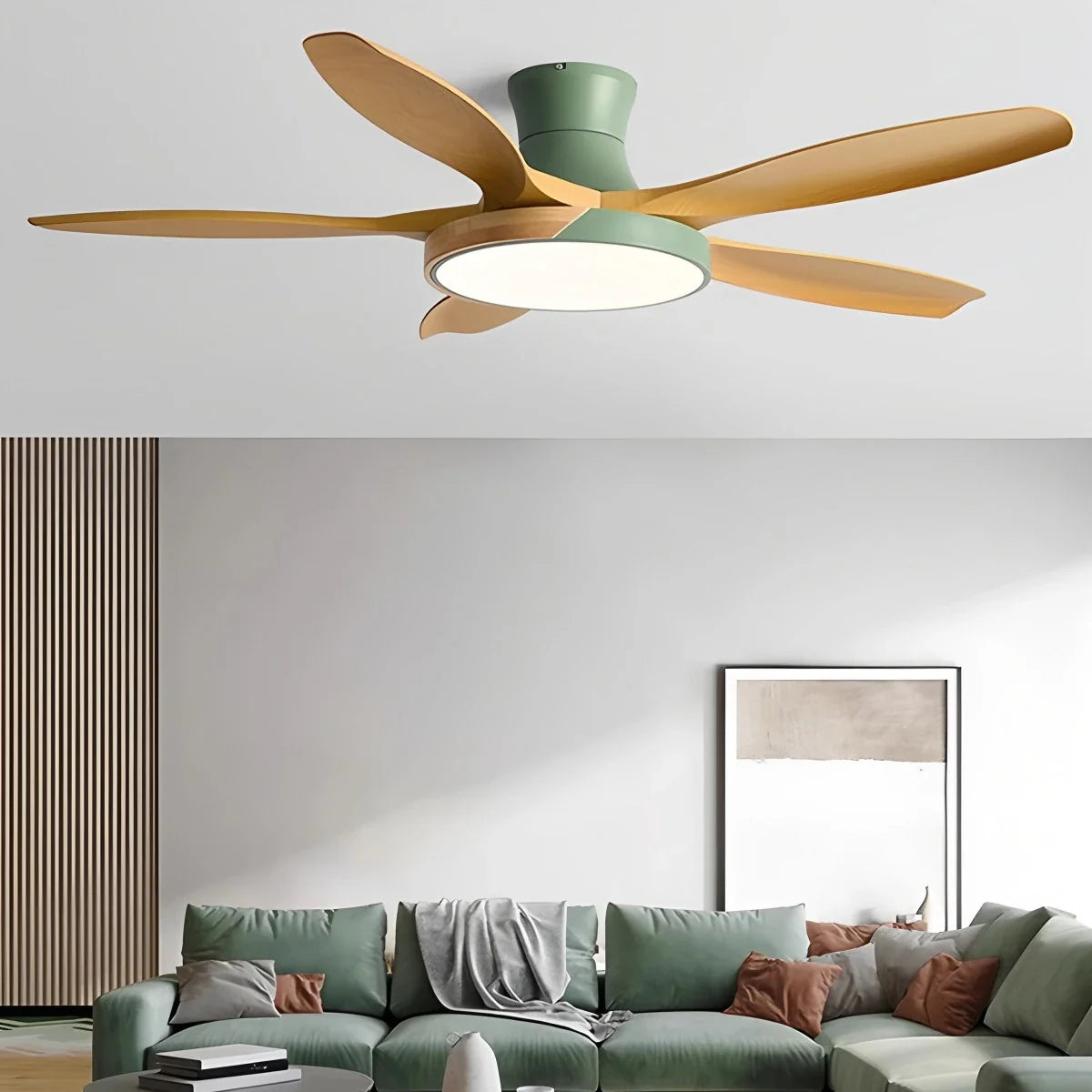 Nordic 5-Blade LED Ceiling Fan Light