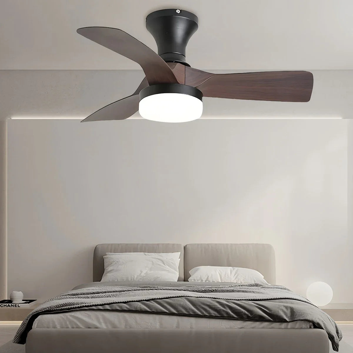 Small Propeller Ceiling Fan With Light