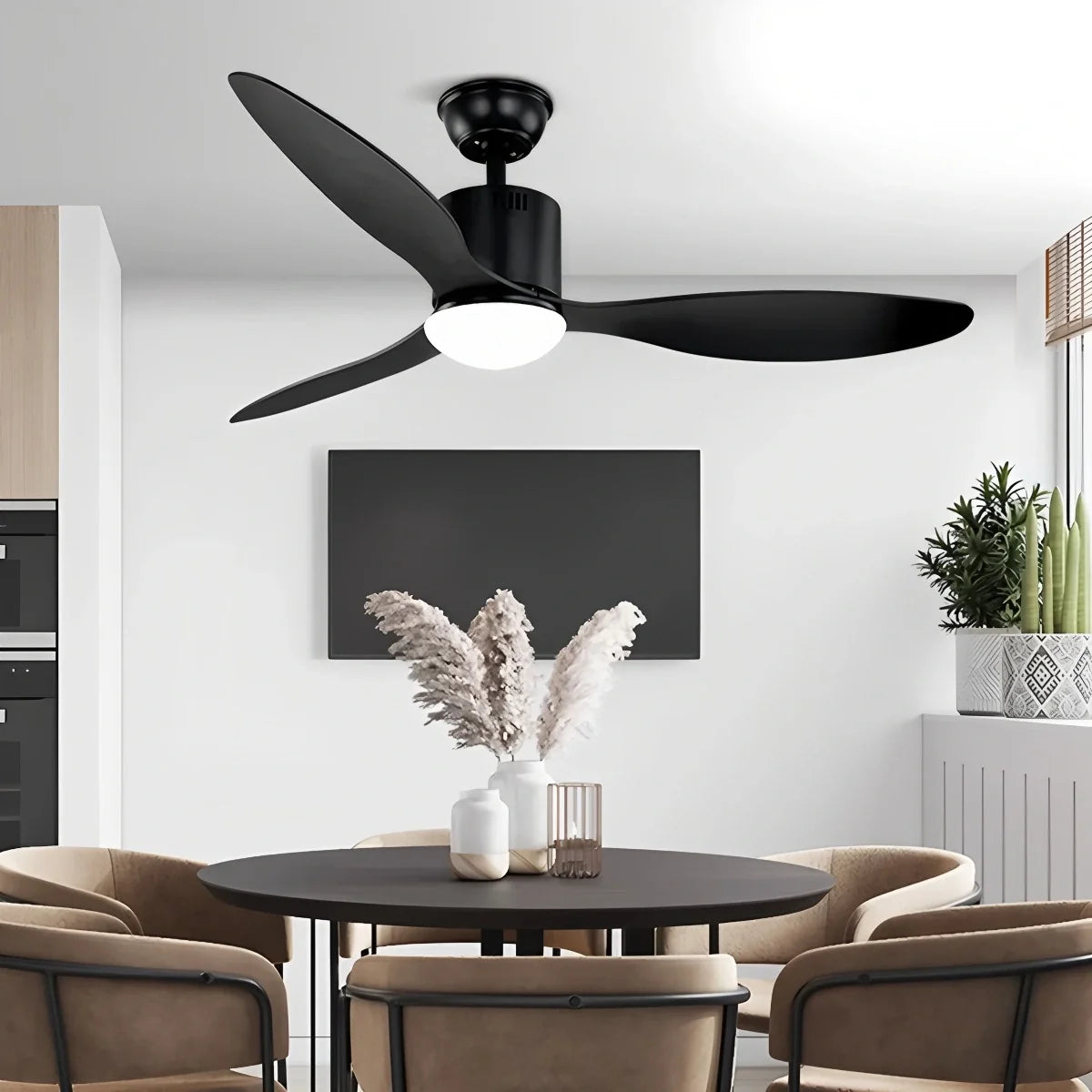 3 Blade Modern Ceiling Fan with Light