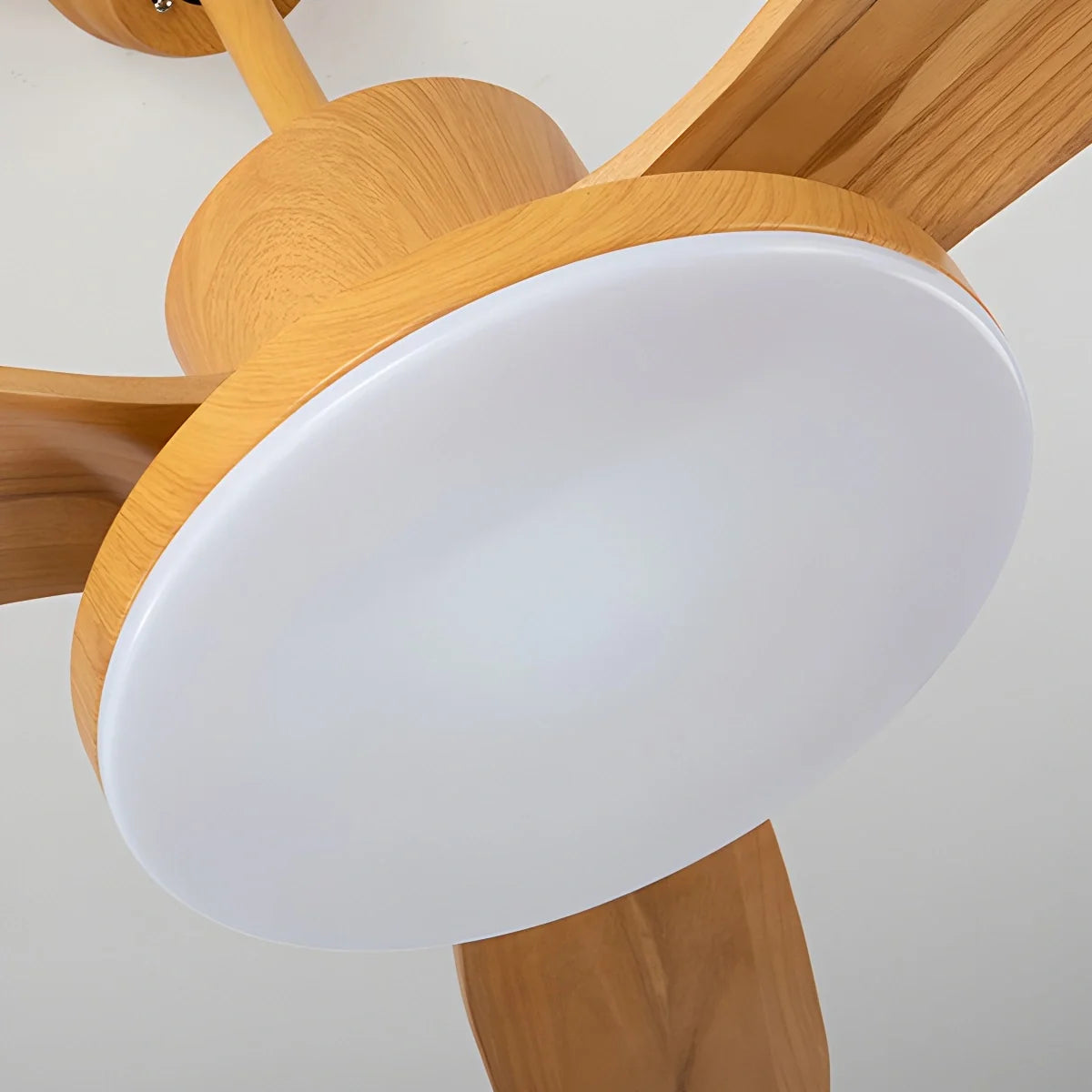 3-Blade Wood Ceiling Fan with Integrated LED Light