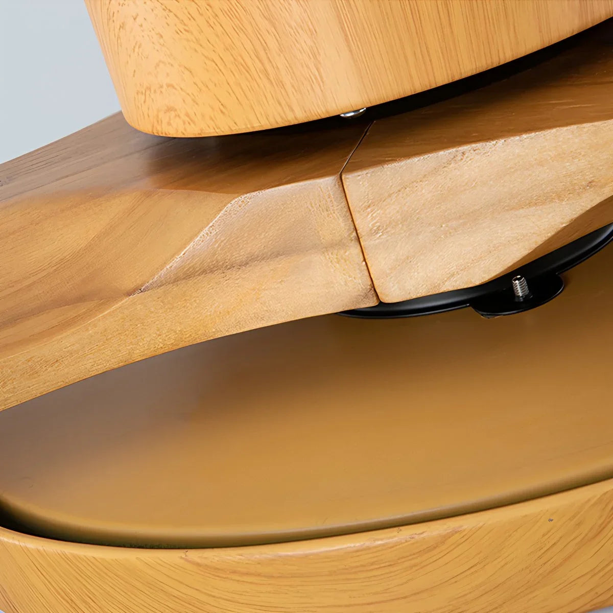 3-Blade Wood Ceiling Fan with Integrated LED Light
