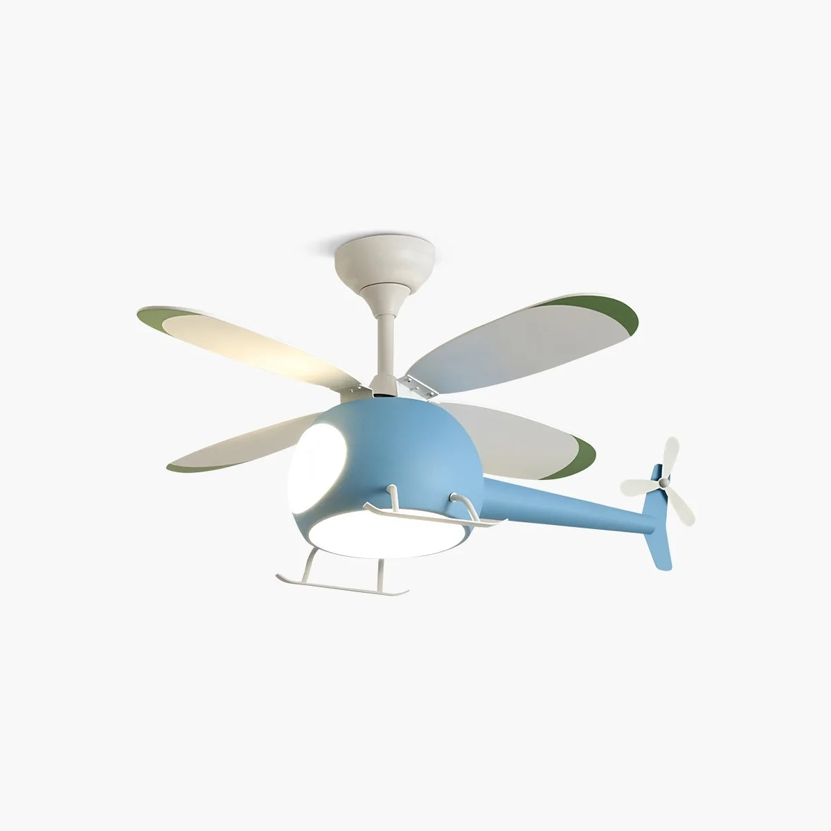 Airplane Ceiling Fan Lamp for Children's Room