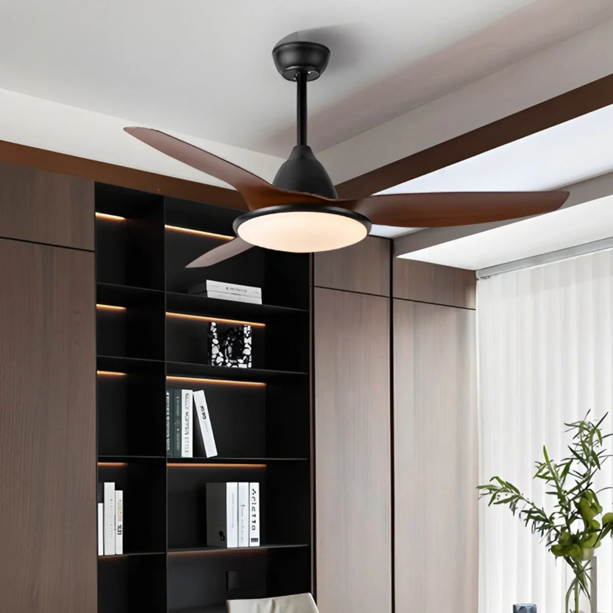 American Retro Ceiling Fan With Light
