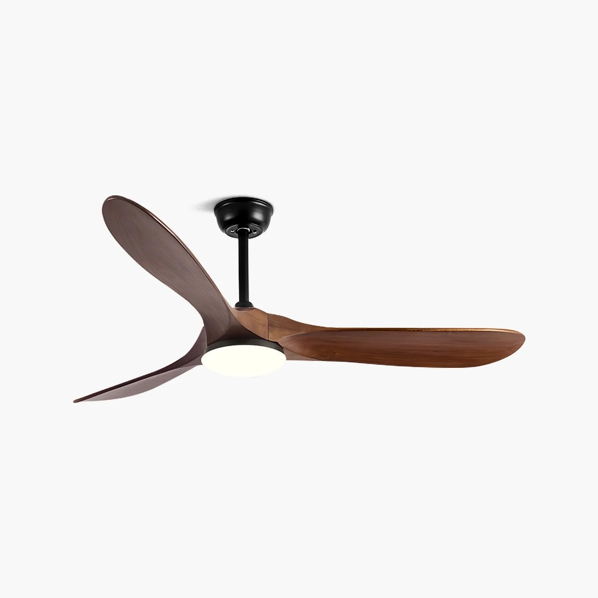 Nordic Wood Ceiling Fan with Light