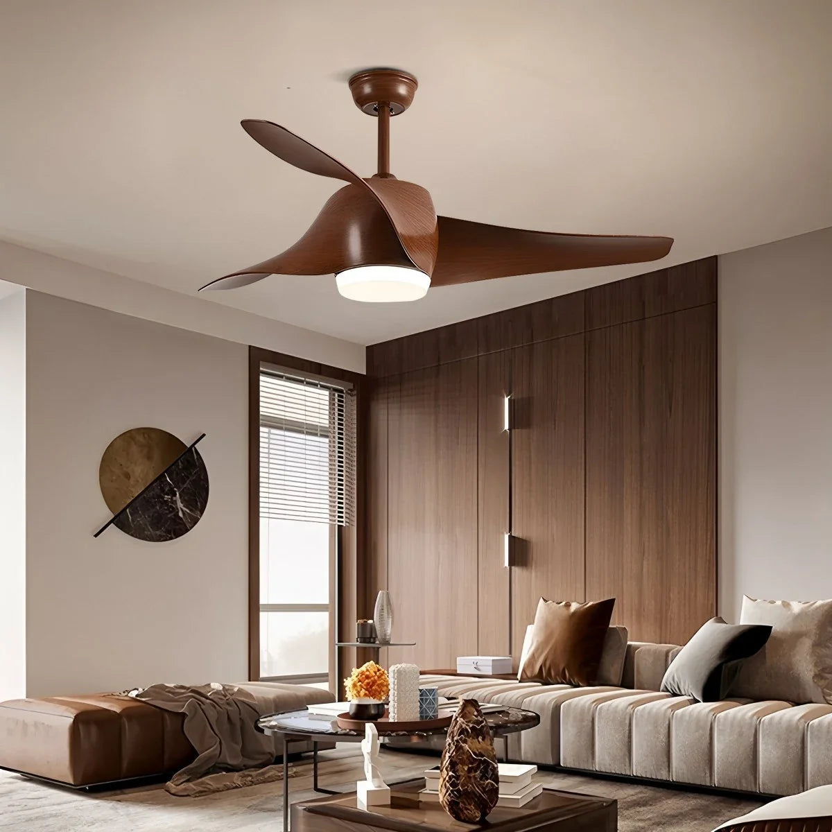 Propeller Ceiling Fan Lamp for Dining Room