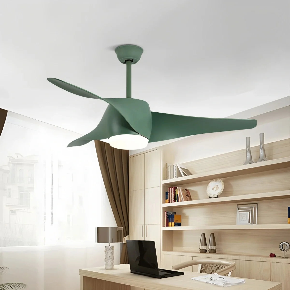 Propeller Ceiling Fan Lamp for Dining Room