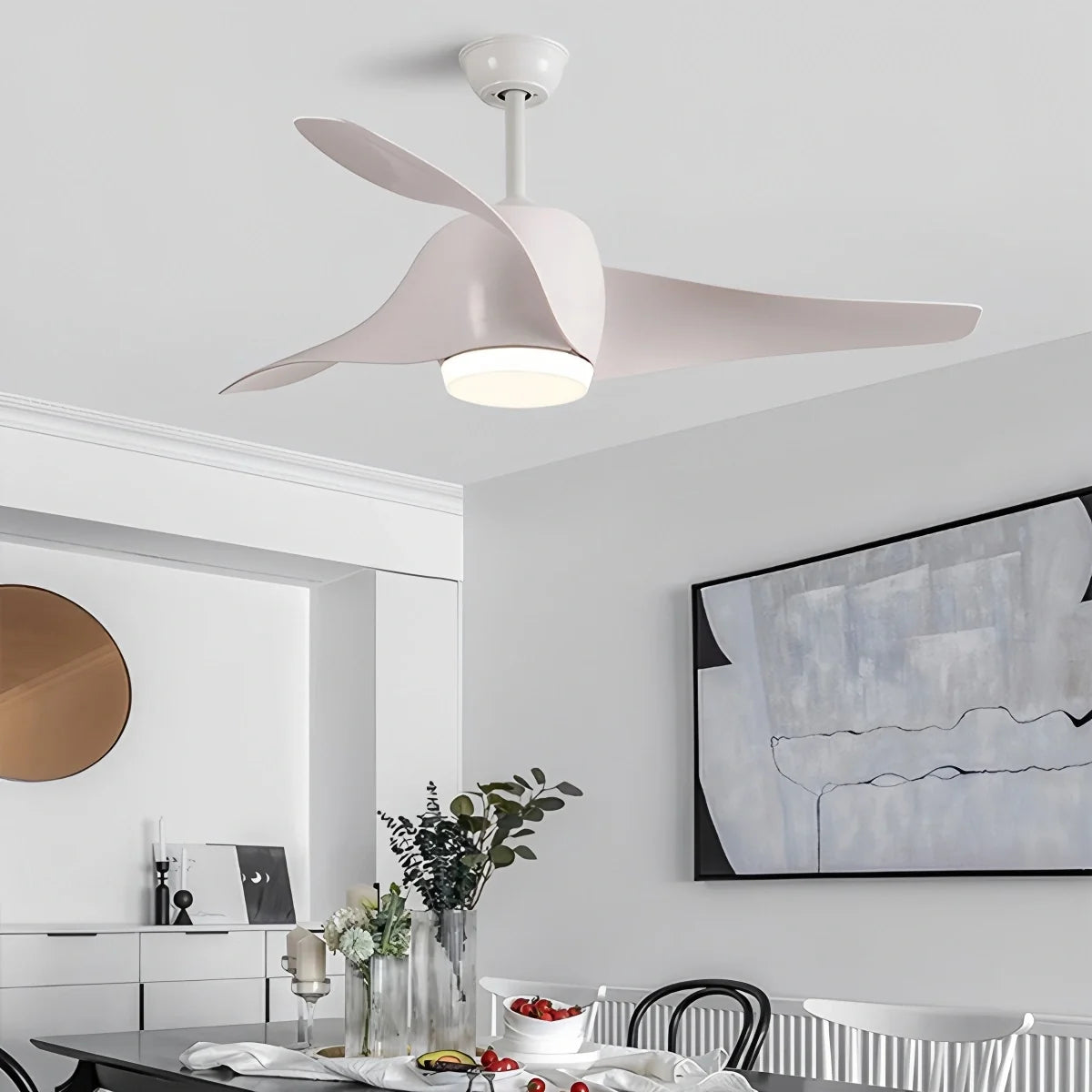 Propeller Ceiling Fan Lamp for Dining Room