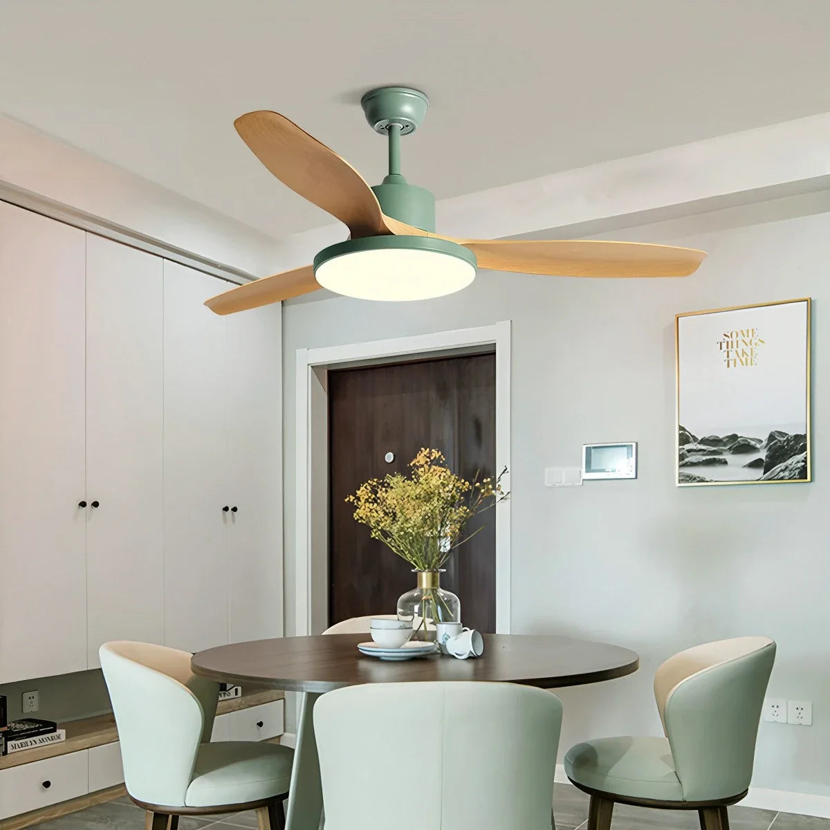 Scandi Reversible Ceiling Fan with Light