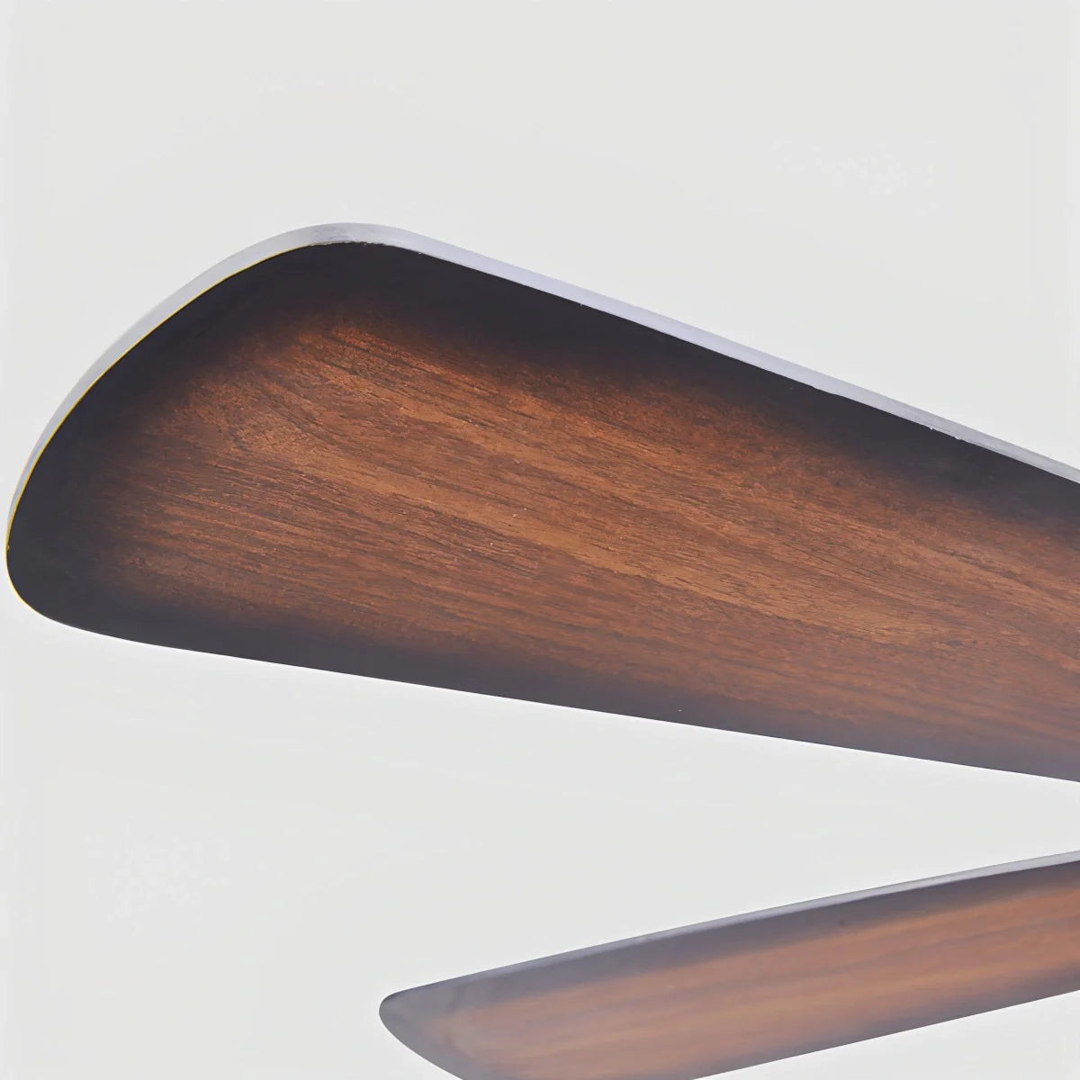 Vintage Wood Ceiling Fan with LED Light for Living Room