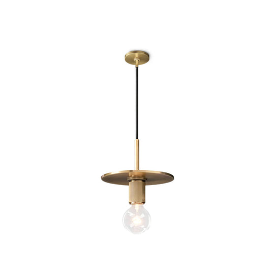 Armed Brass Pendant Lamp